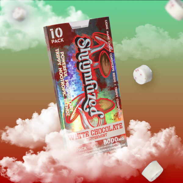 Shrumfuzed 10pk Chocolate (8000mg) White Chocolate Peppermint